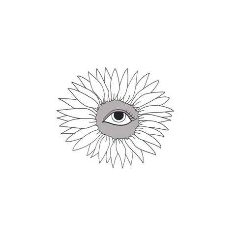 Divine Masculine - Sunflower Eye, Illustration for Book Souling by Natasha Ritz